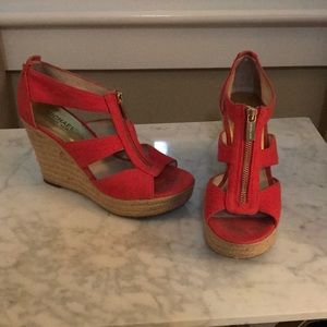 Hot Pink Michael Kors Wedges